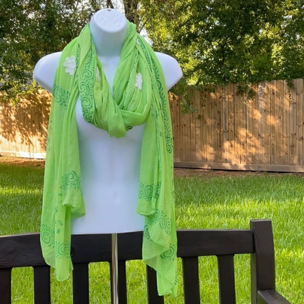 Take 50% OFF- Scarf Green Color, One Size